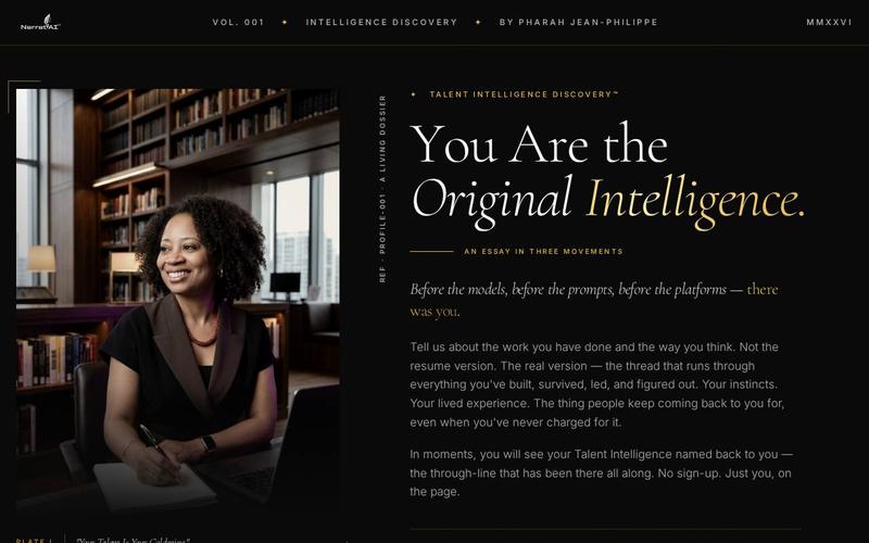 Live build: Talent Intelligence Discovery™
