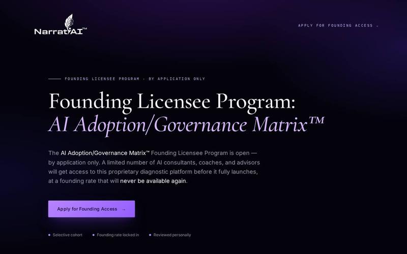 Live build: Founding Licensee Program