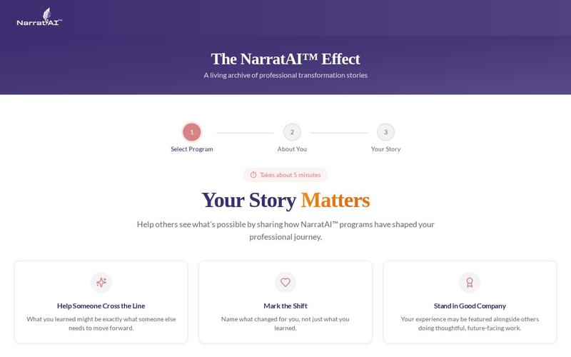 Live build: The NarratAI® Effect